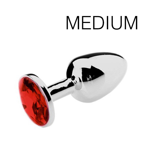 Plug bijou Spolly Medium - Rouge 7 x 3.4cm