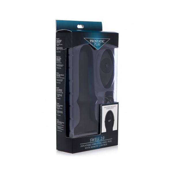 Tapón vibrador hinchable Swell 14 x 4,5 cm