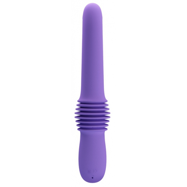 Consolador con push-up Pazuzu 15 x 3,5 cm Morado