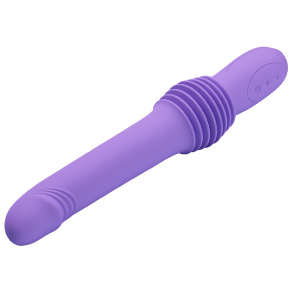 Dildo mit Schub Pazuzu 15 x 3.5 cm Violett