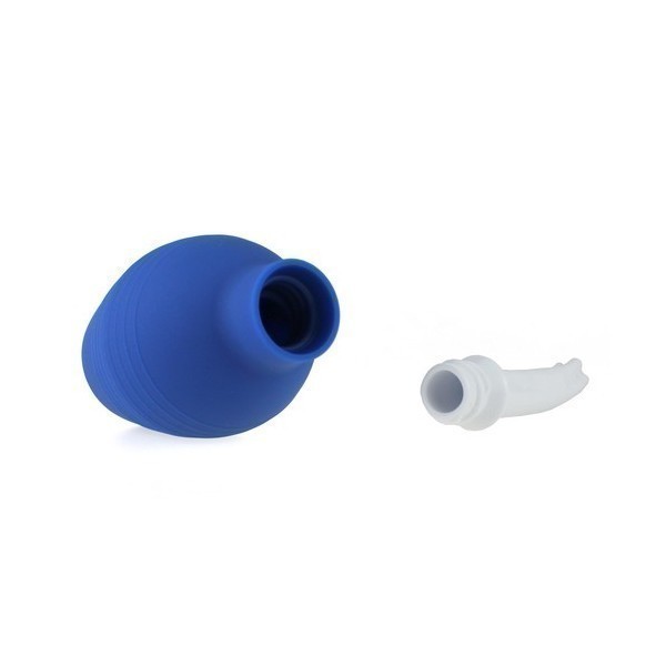 Blue Anal Shower Enema Pear 2 - Insertion 12 x 2cm