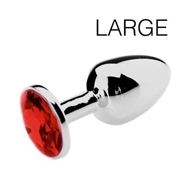 Spolly Jewelry Plug Large - Red 8.5 x 3.9cm