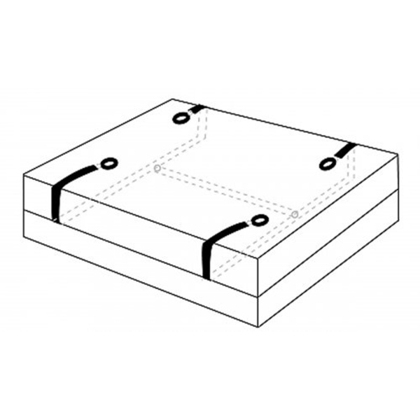 Kit of 4 restraint links for bed