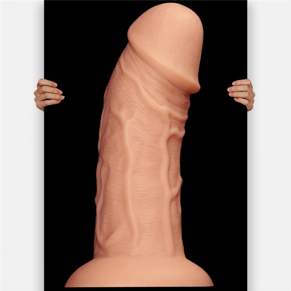 Dildo curvo realistico 20 x 6,5 cm