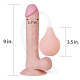 Squirt dildo 18 x 4.5 cm