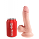 King Cock Dildo mit Triple-Density-Kugeln 6,5 - 14 x 4 cm