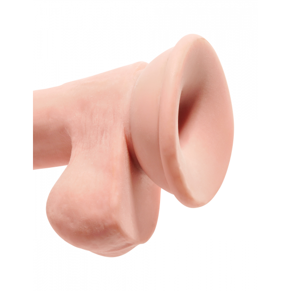 King Cock Dildo met Triple Density Ballen 6.5 - 14 x 4 cm