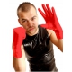 Faust-Handgelenk-Handschuhe Rot