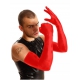Fist Shoulder Handschuhe Rot
