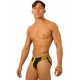 Jockstrap Vuist Leder Geel