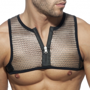 Addicted PARTY ZIP Harness Black-Silver