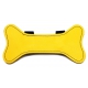 PUPPY BONE IN YELLOW LEATHER