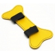 PUPPY BONE IN YELLOW LEATHER