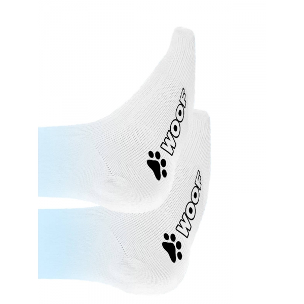 Woof Puppy Socken Weiß-Gelb