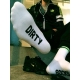 Dirty Socks White-Green