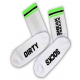 Dirty Socks White-Green