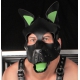 PUPPY SET GREEN LEATHER EARS AND TONGUE