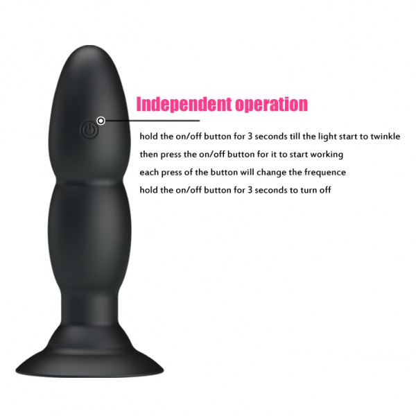 Plug vibrador extraplacentero 13 x 3,5 cm