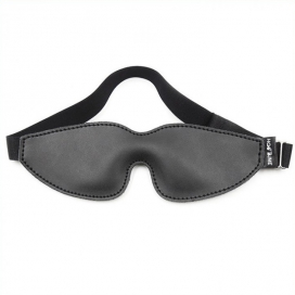 FUKR Padded leather mask Thicken Black