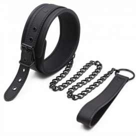 FUKR Submission collar with lead Black