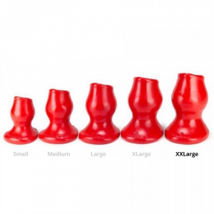 Oxballs Ficha Foda XXL 14 x 9cm porco-fole Vermelho