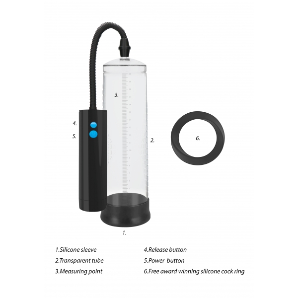 Automatische Penispumpe Auto-Pump 21 x 6 cm