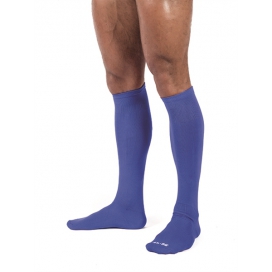 Chaussettes hautes Foot Socks Bleu