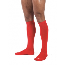 Mr B - Mister B Hohe Socken Foot Socks Rot