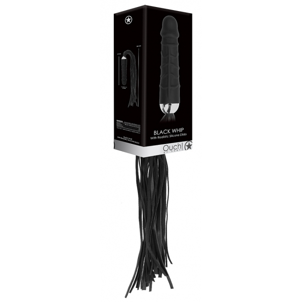 Mauersegler-Dildo Black Whip nerve 13 x 3.5 cm