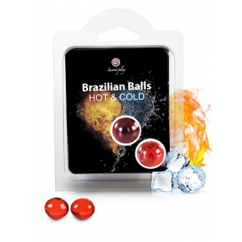 Secret Play Boules de massage BRAZILIAN BALLS Effet chaud/froid