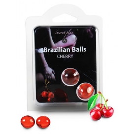 Boules de massage BRAZILIAN BALLS Cerise