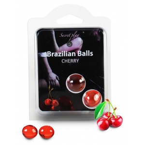 Secret Play Massagekugeln BRAZILIAN BALLS Kirsche