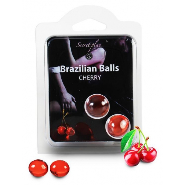 Boules de massage BRAZILIAN BALLS Cerise