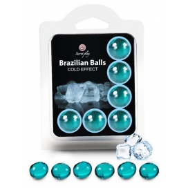 Massagebälle Brazilian Balls Kälteeffekt x6