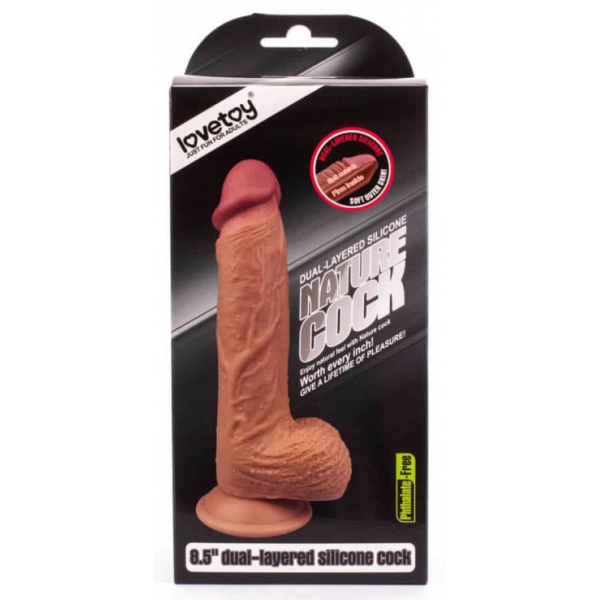 Realistische Dildo Natuur Lul 17 x 3,9 cm Beur