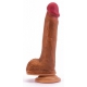 Gode réaliste NATURAL COCK 17 x 3,9 cm Beur