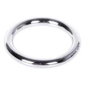 Glans Staal Kwastje Ring 5mm