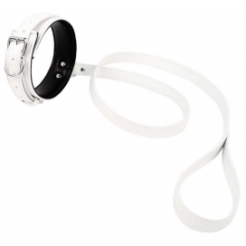 Collar and Lead Lighty White