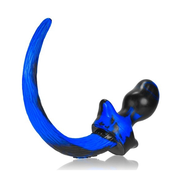 Plug Tail Welpenschwanz Bulldogge 11,5 x 6 cm Blau