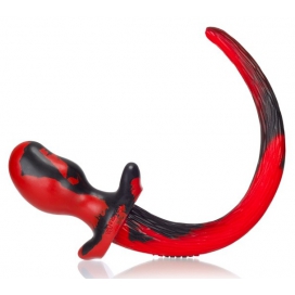 Plug Queue Puppy Tail Oxballs BULLDOG 11.5 x 6 cm Rouge