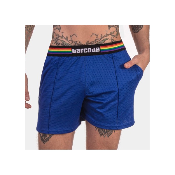 Pantalones cortos Barcode Pride Azul