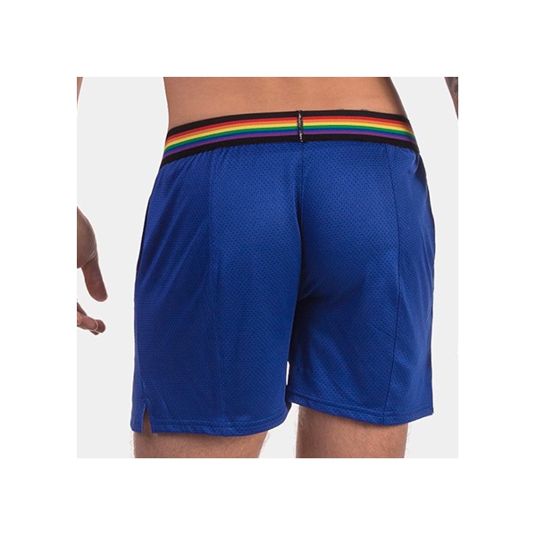 Blue Barcode Pride Shorts