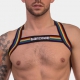 Elastisches Geschirr Barcode pride Schwarz