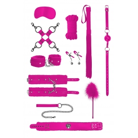 Intermediate Bondage Kit 10 Pieces Pink