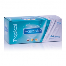 Pasante Preservativos aromatizados TROPICAL Pasante x144