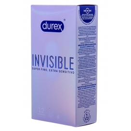 Durex Préservatifs fins Invisible Durex x12