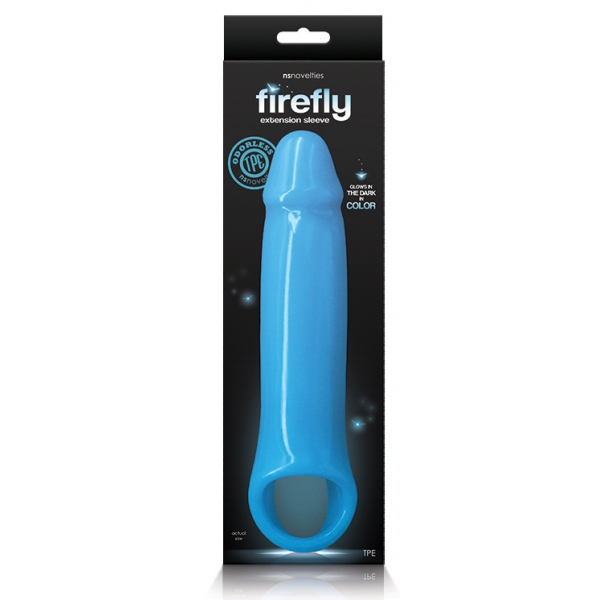 Gaine de pénis Glow Firefly 23cm