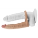 Vibrierender Dildo Doppelte Penetration 16 x 3 cm