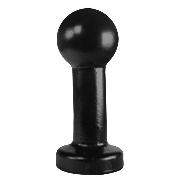 Plug anal ZIZI BIG POP 13 x 6 cm Noir