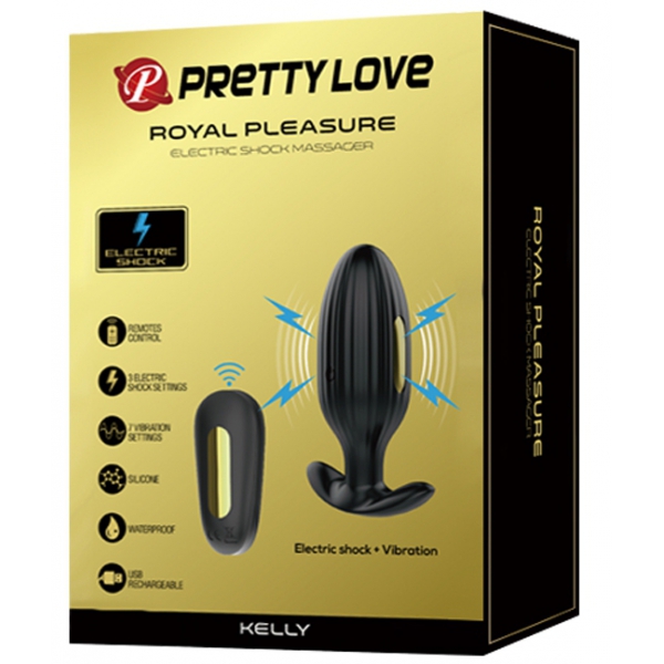 Royal Pleasure Kelly Vibrating Plug 8 x 3.4 cm